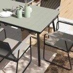 6-Seater Rattan Garden Dining Set with Cushions