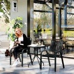 Grey Stackable 3-Piece Patio Bistro Set