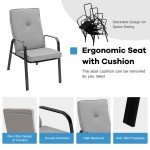 6-Piece Outdoor Patio Dining Set with Umbrella