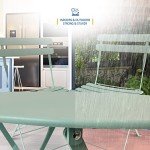 SUNMER Mint Folding Bistro Set for Gardens