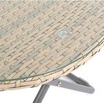 Faux Rattan Bistro Set - Multiple Colors Available
