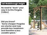Wooden Corner Pergola Kit 10' x 10