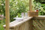 Wooden Garden Gazebo with BBQ Shelter & Pavilion