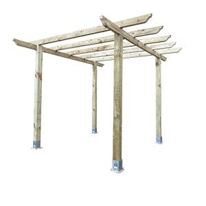 PGS Heavy Duty Wooden Pergola Kit for Gardens