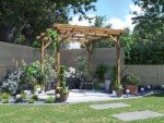 Wooden Pergola Plant Frame Kit - 2x2 Metres