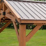 Norwood Cedar Patio Gazebo - Heavy Duty Shelter