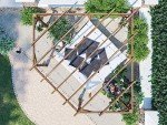 Wooden Corner Pergola Kit 10' x 10