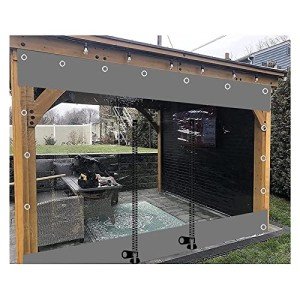 Clear Waterproof Gazebo Side Panels with Zipper