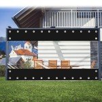 Heavy Duty Clear Outdoor PVC Tarpaulin Tarp