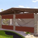 Outdoor Vinyl Curtain Panel for Pergola & Gazebo