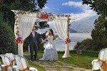 8' x 8' Vinyl Corner Pergola for Gardens