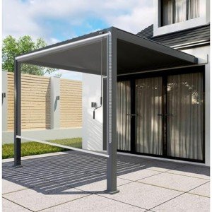 Clear PVC Outdoor Roller Blinds for Gardens