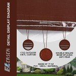 Outdoor Vinyl Curtain Panel for Pergola & Gazebo