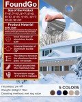 Heavy Duty Clear Vinyl Patio Curtains - 10'H x 7'W