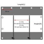 Clear Waterproof Gazebo Side Panels with Zipper