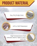 Heavy Duty Clear Vinyl Patio Curtains - 10'H x 7'W