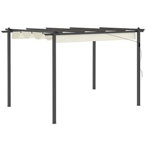 Aluminium Outdoor Pergola with Retractable Roof