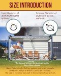 Heavy-Duty Waterproof Clear Vinyl Tarp 88"x118
