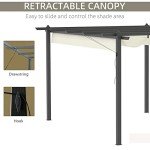 Aluminium Outdoor Pergola with Retractable Roof
