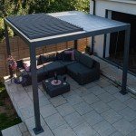 Aluminium Pergola 3x3m with Dual Zone Roof
