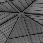 Toolport 3x3m Garden Gazebo with Steel Roof