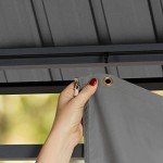 Toolport 3x3m Garden Gazebo with Steel Roof