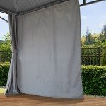 Toolport 3x3m Garden Gazebo with Steel Roof