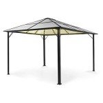 Blumfeldt Waterproof Garden Gazebo with LED Lights