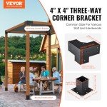 VEVOR Heavy-Duty Pergola Bracket Kit - 8pcs
