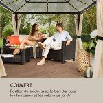Blumfeldt Waterproof Garden Gazebo with LED Lights