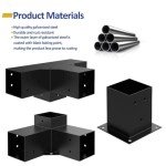 Heavy-Duty Pergola Kit with 3-Way Brackets