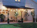 Wooden Lean-To Gazebo Kit - 4x3m Patio Cover
