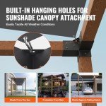 VEVOR Heavy-Duty Pergola Bracket Kit - 8pcs