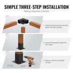 VEVOR Heavy-Duty Pergola Bracket Kit - 8pcs