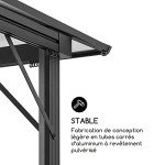 Blumfeldt Waterproof Garden Gazebo with LED Lights