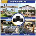 Heavy-Duty Pergola Kit with 3-Way Brackets