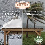 Saxony XL BBQ Gazebo with Cedar Canopy