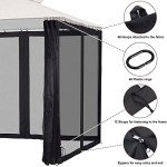 Outdoor Gazebo Mosquito Netting Screen Replacement