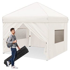 Victor 3x3m Pop-Up Outdoor Gazebo with Mesh Windows