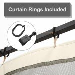 10x10ft Gazebo Mosquito Netting with Zippers