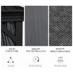 Aluminium Frame 3x3.7m Hardtop Gazebo Canopy