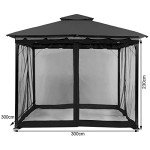 Outdoor Gazebo Mosquito Netting Screen Replacement