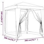 4-Sided Mesh Party Tent for Outdoor Events