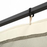 10x10ft Gazebo Mosquito Netting with Zippers