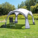 Grey Trail Gazebo with Zip Away Sides