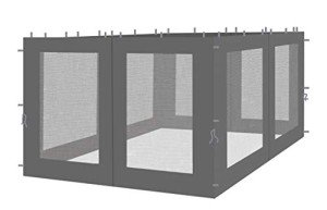 4 Side Panels with Mosquito Net for Gazebo