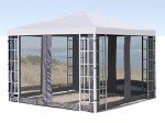 4 Side Panels with Mosquito Net for Gazebo