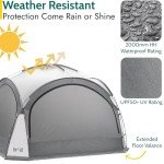 Grey Trail Gazebo with Zip Away Sides