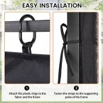 Mingfuxin 4-Panel Mosquito Net for Gazebo
