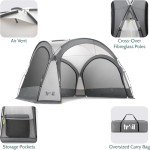 Grey Trail Gazebo with Zip Away Sides